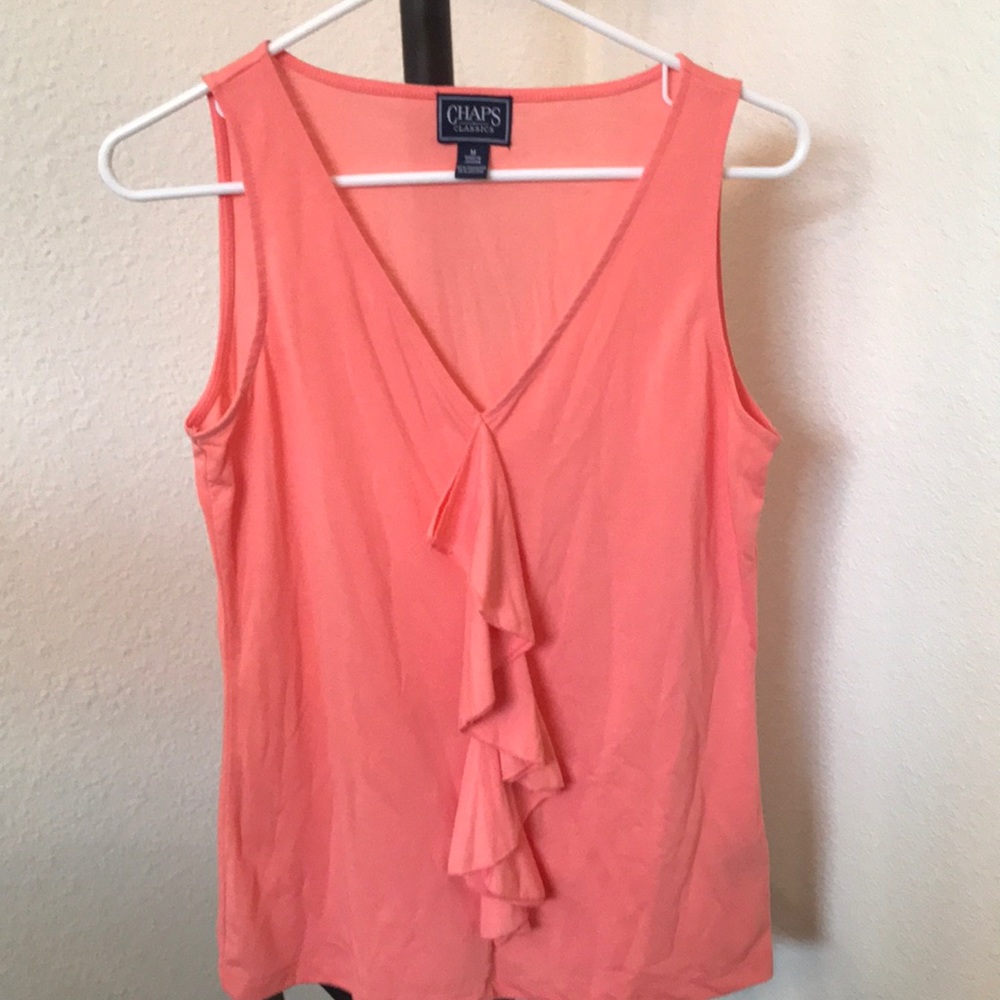 FREE WITH PURCHASE Chaps Classics coral tank